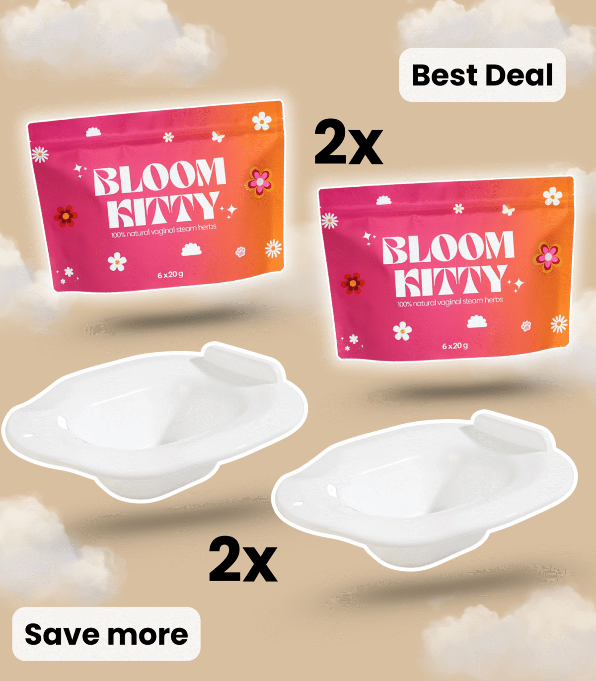 Bestie Bundle 2x herbs + 2x seat - Image 1