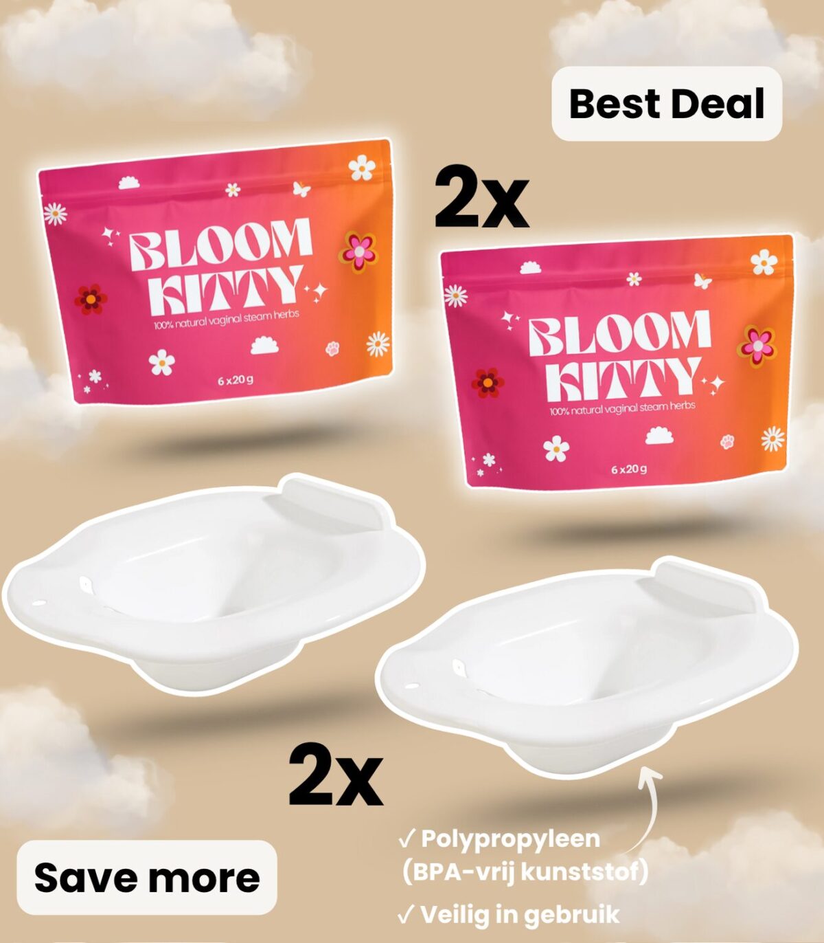Bestie Bundle 2x herbs + 2x seat - Image 1