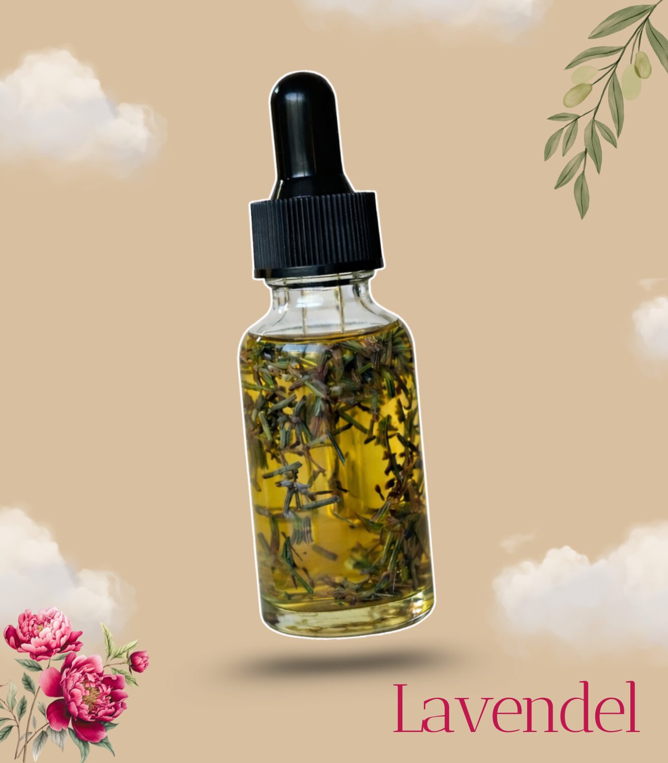 Body and nail oil lavender Lavender - Botanical Body & Nail oil - Image 1